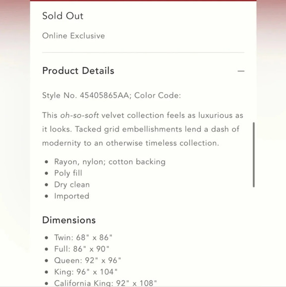 NWT Anthropologie Velvet Emery Quilt Twin size - Picture 5 of 9